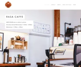 Rasacaffe.com(Rasa Caffe) Screenshot