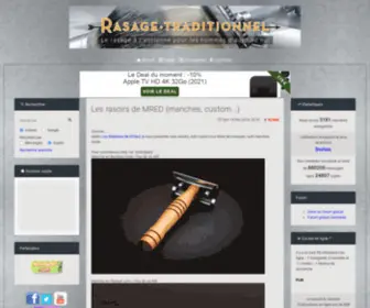 Rasage-Traditionnel.com(Rasage traditionnel) Screenshot