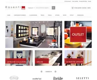 Rasenti.it(Home & Design Online Store) Screenshot