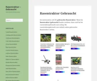 Rasentraktorgebraucht.com(Rasentraktor Gebraucht) Screenshot