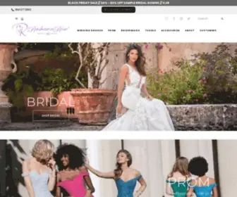 Rashawnrosebridal.com(Designer Wedding Dresses) Screenshot