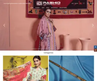 Rashidtex.com(Rashid Textile Printing Industries (Pvt) Ltd) Screenshot