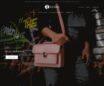 Rashki.com(Buy Leather Bags Online) Screenshot