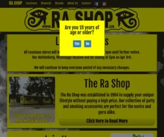 Rashop.us(Ra Shop Tobacco and Gifts) Screenshot