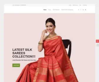 Rasisilks.com(Rasi Silks) Screenshot