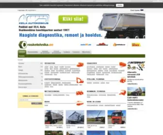 Rasketehnika.ee(Avaleht) Screenshot