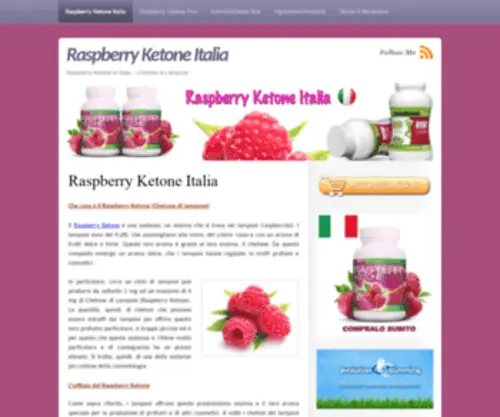 Raspberry-Ketone.it(Raspberry Ketone) Screenshot