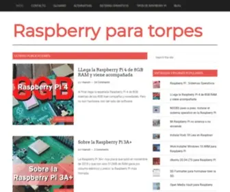 Raspberryparatorpes.net(Pero para torpes) Screenshot