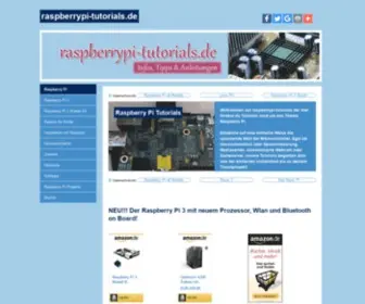 Raspberrypi-Tutorials.de(Raspberry Pi Tutorials) Screenshot