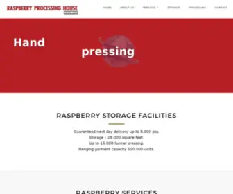 Raspberryprocessing.co.uk(Raspberry Processing House) Screenshot