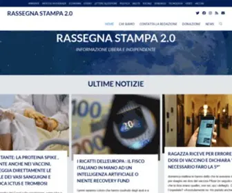 Rassegnastampa.eu(RASSEGNA STAMPA 2.0) Screenshot