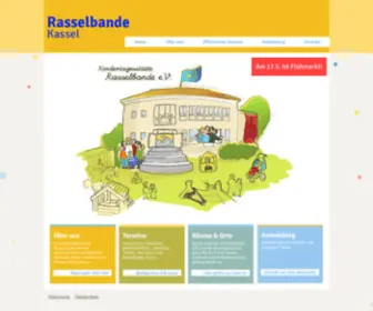 Rasselbande-Kassel.de(Kindertagesstätte) Screenshot