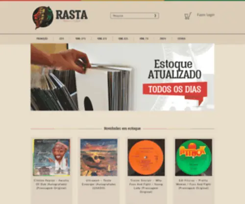 Rasta.com.br(O Portal de Reggae do Brasil) Screenshot