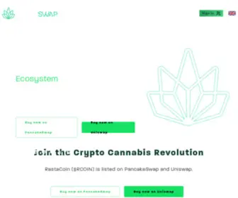 Rastaswap.com(#1 Decentralized Exchange for Cannabis Tokenized Stocks and Aseets) Screenshot