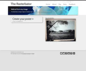 Rasterbator.net(Wall art generator) Screenshot