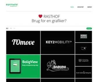 Rasthof.dk(RASTHOF designbureau ApS) Screenshot