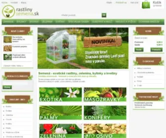 Rastliny-Semena.sk(Semená a osivá) Screenshot