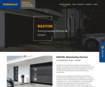 Rastor.pl(Autoryzowany Partner&Serwis Hörmann w Krakowie) Screenshot