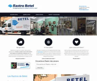 Rastrobetel.org(Rastro Betel: Recogida gratuita de muebles) Screenshot