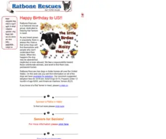 Ratbonerescues.com(Rat Terrier Rescue) Screenshot