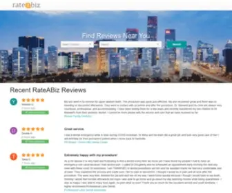 Rateabiz.com(Verified Local Business Reviews) Screenshot