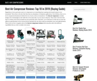 Rateaircompressors.com(Top 10 inBuying Guide)) Screenshot