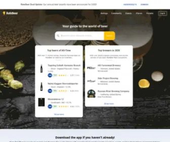 Ratebeer.com(Great beer made easy) Screenshot