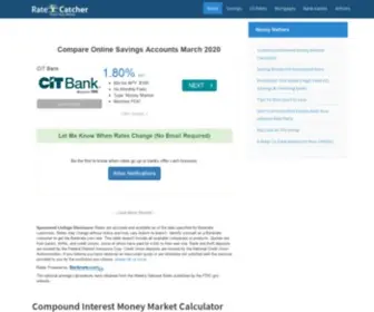 Ratecatcher.com(Best Online Savings) Screenshot