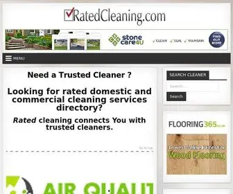 Ratedcleaning.com(Search rated domestic and commercial cleaning services) Screenshot