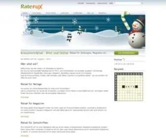 Ratefux.de(Kreuzworträtsel für Print und Online) Screenshot