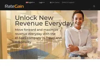 Rategain.co.th(Hotel Software & Travel Solutions for Airlines) Screenshot