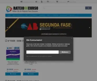 Rateiodecurso.org(Rateio de Cursos para Concursos) Screenshot