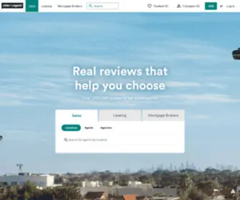 Ratemyagent.com.au(Real Estate Ratings) Screenshot