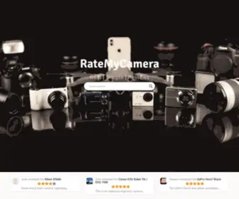 Ratemycamera.com(DSLR, SLR, Mirrorless, Action, Phone and Drone Digital Camera Reviews) Screenshot