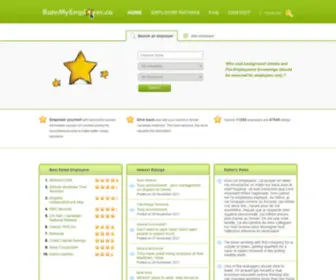 Ratemyemployer.ca(Rate my employer) Screenshot