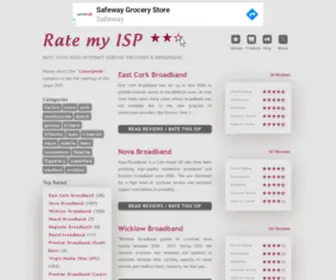 Ratemyisp.ie(Ratemyisp) Screenshot