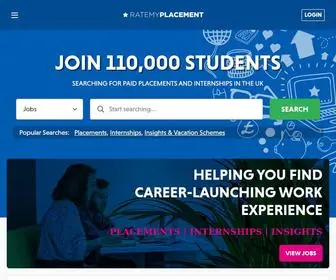 Ratemyplacement.co.uk(Placements & internships for students) Screenshot