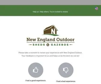 Rateneoutdoor.com(New England Outdoor Sheds & Gazebos) Screenshot