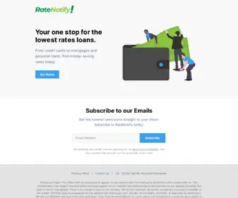 Ratenotify.com(ratenotify) Screenshot