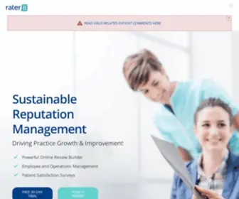 Rater8.com(Healthcare reputation management) Screenshot
