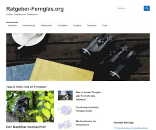 Ratgeber-Fernglas.org(Fernglas kaufen) Screenshot