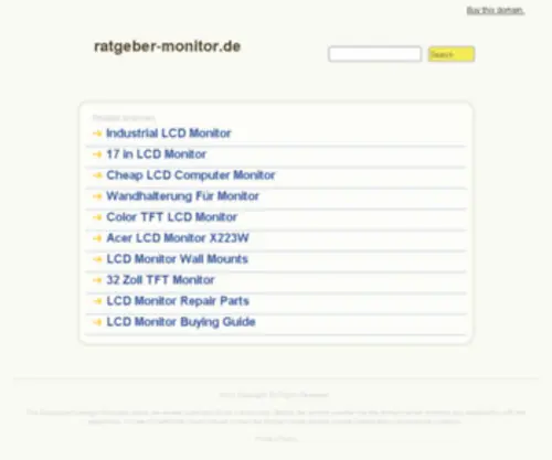 Ratgeber-Monitor.de(Ratgeber Monitor) Screenshot
