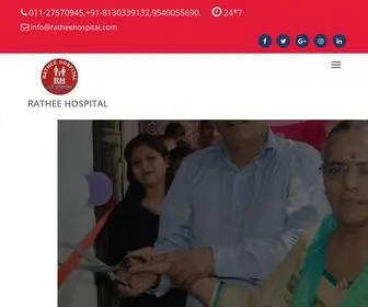 Ratheehospital.com(RATHEE HOSPITAL) Screenshot