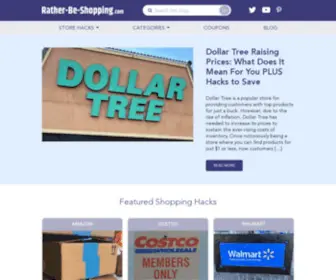 Rather-BE-Shopping.com(Coupons) Screenshot