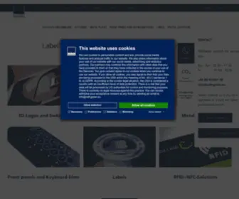 Rathgeber-Online.de(Labelling solutions for marketing and technology) Screenshot