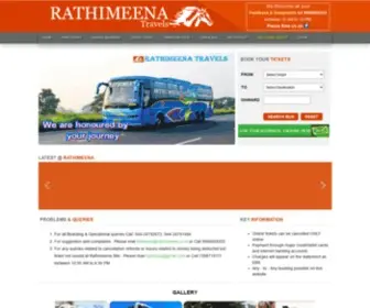 Rathimeena.co.in(Rathimeena Travels) Screenshot