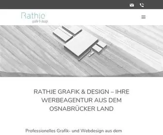 RathJe-Design.de(Werbeagentur bei Osnabrück) Screenshot