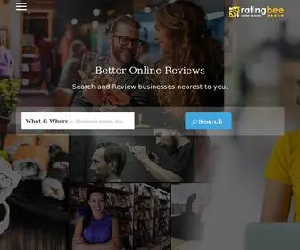 Ratingbee.com(The Yelp Alternative) Screenshot