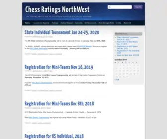 Ratingsnw.com(Chess Ratings NorthWest) Screenshot