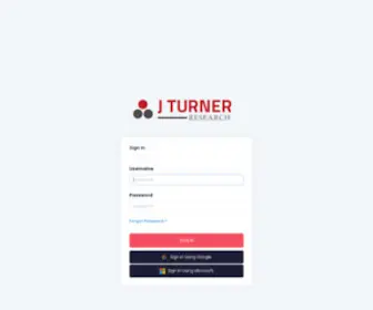 Ratingstracker.com(SSO login of Turner Projects) Screenshot